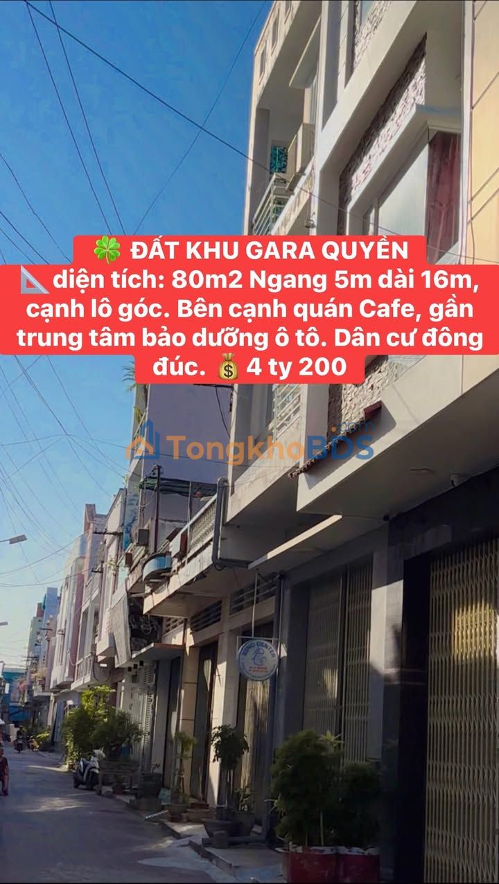 Đất Nền Vàng Khu Gara Quyền, Quy Nhơn 80m² - Sổ Đỏ Sẵn Sàng