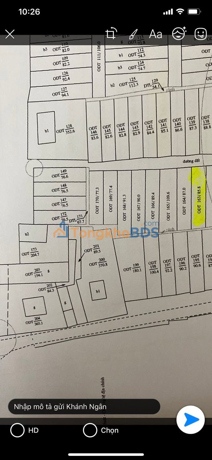 Bán Đất 85.8m² Nguyễn Thượng Hiền, Ứng Hòa - Ngõ Ô Tô, Sổ Hồng
