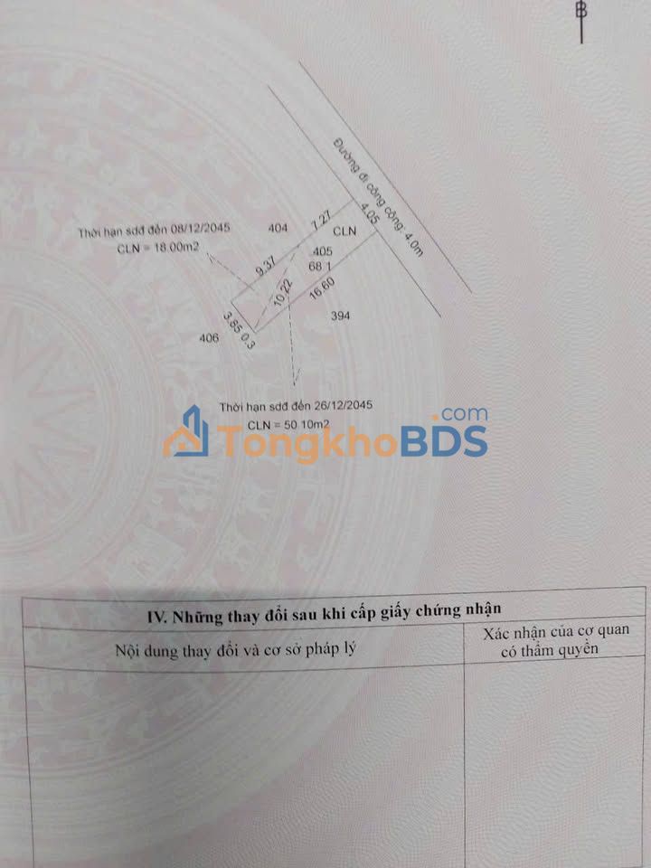 Bán Đất Thới An Đông, Bình Thủy 68m² - Sổ Hồng Sẵn Sàng