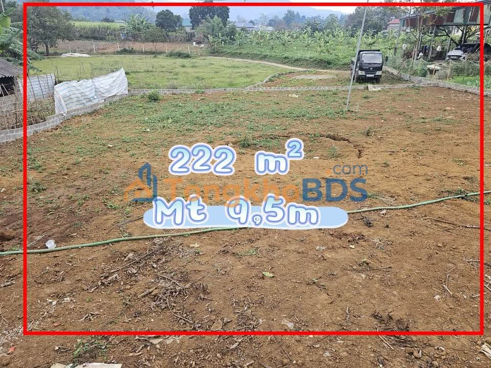 Đất Nền MT Chương Mỹ 222m² - Sổ Đỏ Vuông Vắn, Giá Vài Trăm Triệu