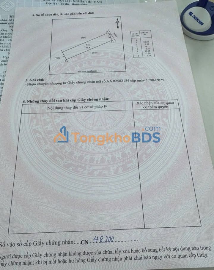 Bán đất Nghi Kim 99.8m² full thổ cư, hướng Bắc - Giá 2 tỷ, gần UBND Phường