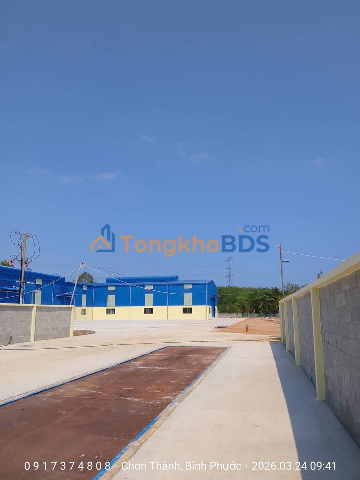 Cho Thuê Xưởng 2000m² Chơn Thành, Bình Phước - Sẵn Sàng Hoạt Động