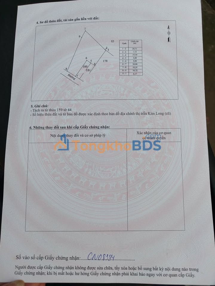 Đất Vĩnh Phúc 1000m² - Giá 4 Tỷ Tại Tam Dương, Kim Long