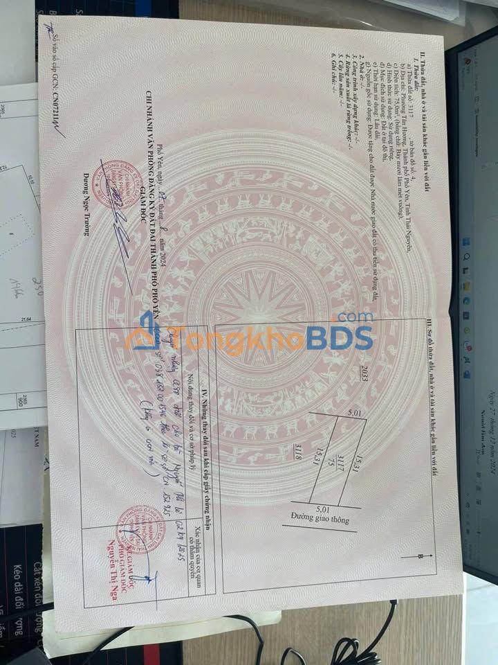 Đất Nền Phổ Yên 75m² - Trung Tâm Tân Hương, Giá Đầu Tư Chỉ Từ 6xx Triệu