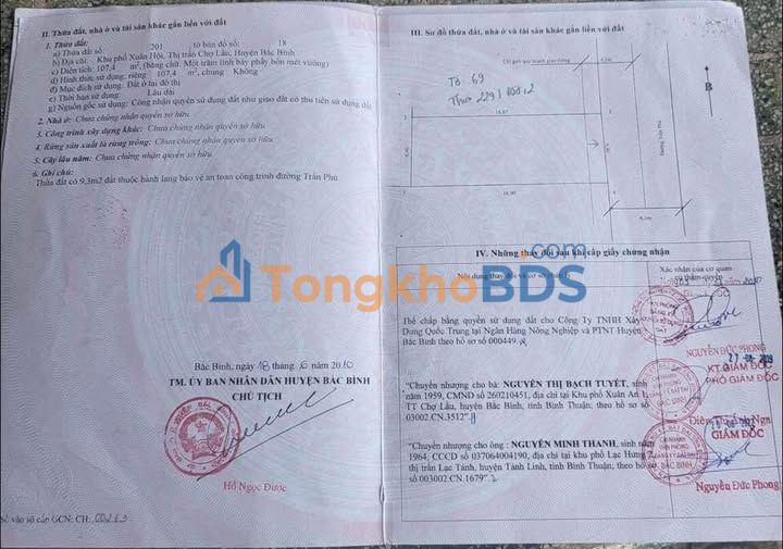 Đất Nền Trung Tâm Chợ Lầu 107m² - Sổ Sẵn Sẵn Sàng Giao Dịch