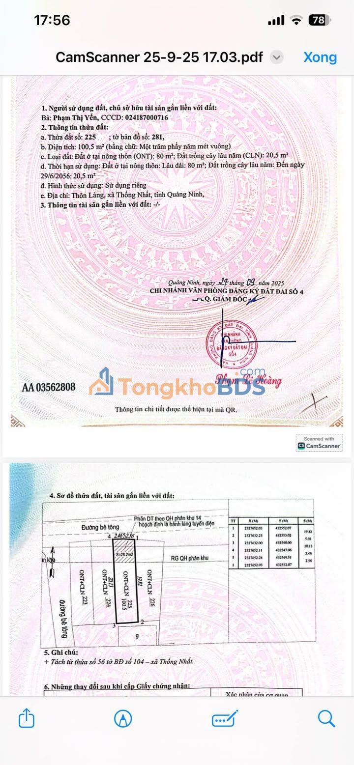 Đất nền Thống Nhất, Hạ Long 116m² - Sẵn sổ, giá đầu tư chỉ 7xx triệu