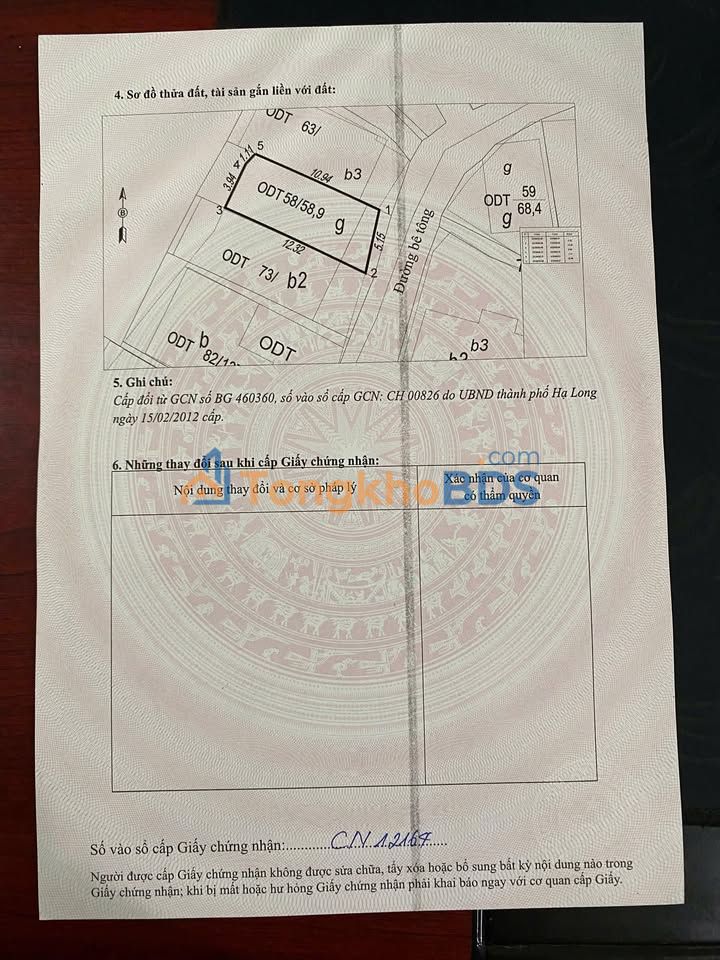 Đất nền Cô Tô 60m² hướng Đông Nam - Hơn 2 tỷ, ô tô vào nhà