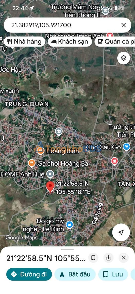 Đất Phường Tiên Phong, Phổ Yên 300m² - Sổ Đỏ Chính Chủ, Giá 1 Tỷ