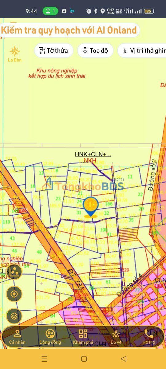 Bán Đất 330m² TP Tây Ninh - View Núi, Sổ Đỏ, Giá 200 Triệu