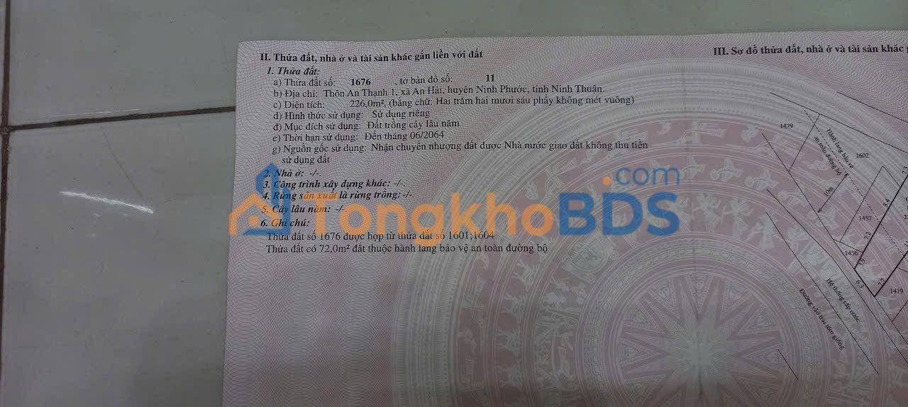 Nhà Phước Thuận, Ninh Thuận - 226m² Nở Hậu, Sân Rộng, Giá 1.7 Tỷ