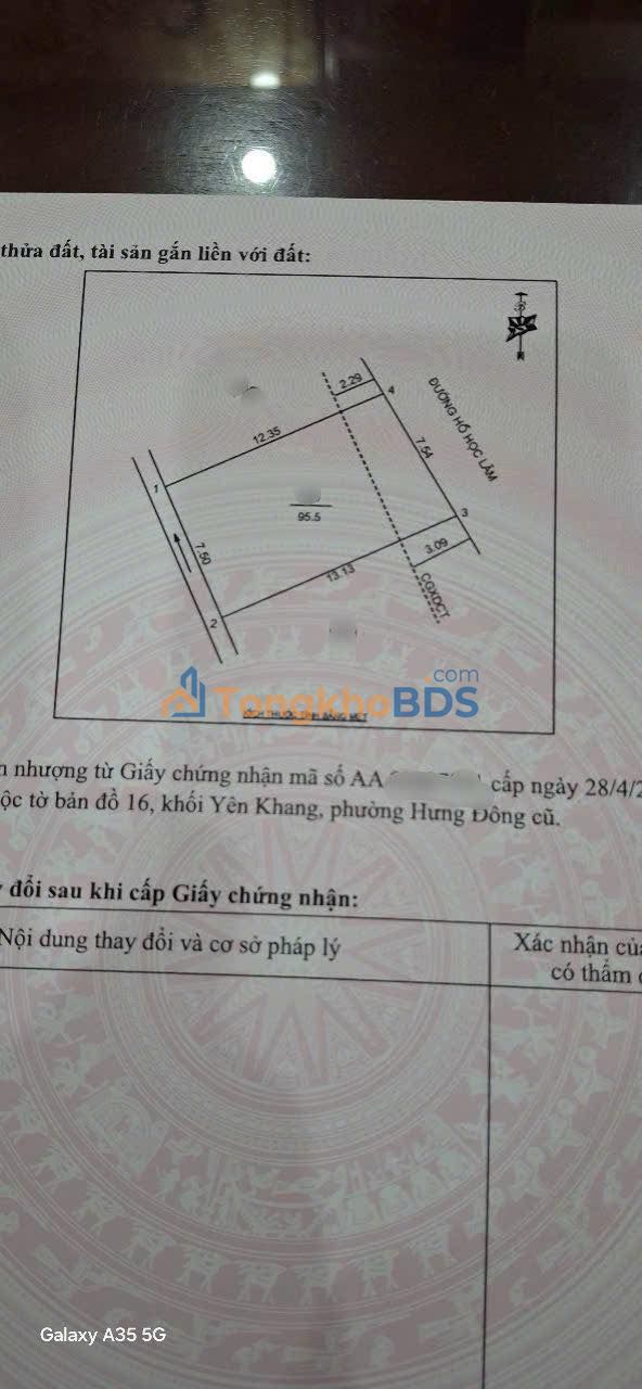 Nhà Mặt Tiền Hồ Học Lãm Vinh 95.5m² - Kinh Doanh Đắc Lợi 5.08 Tỷ