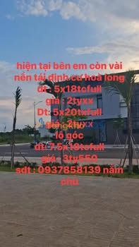 Đất Tái Định Cư Hoà Long - Sổ Đỏ Full Thổ Cư, Giá Chỉ Từ 2 Tỷ