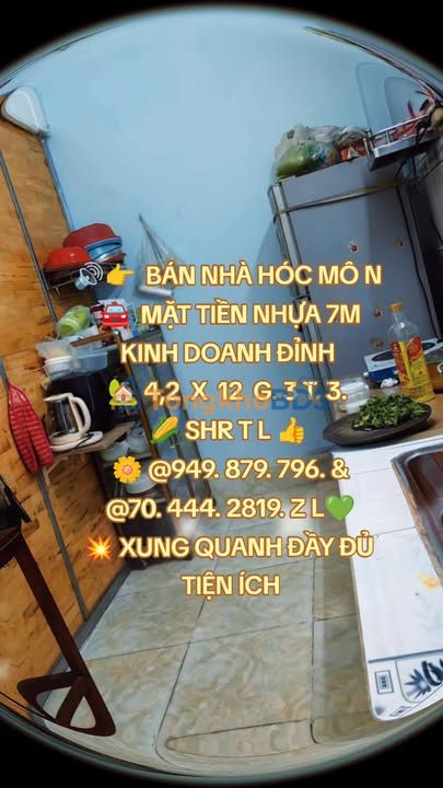 Nhà Lửng Mặt Tiền Hóc Môn 50m² – Kinh Doanh Đắc Lợi, Sổ Hồng Sẵn Sàng