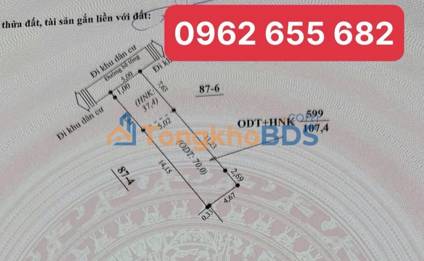 Đất nền Mộc Sơn 107m² - Sổ đỏ sẵn sàng, gần chợ & trường học