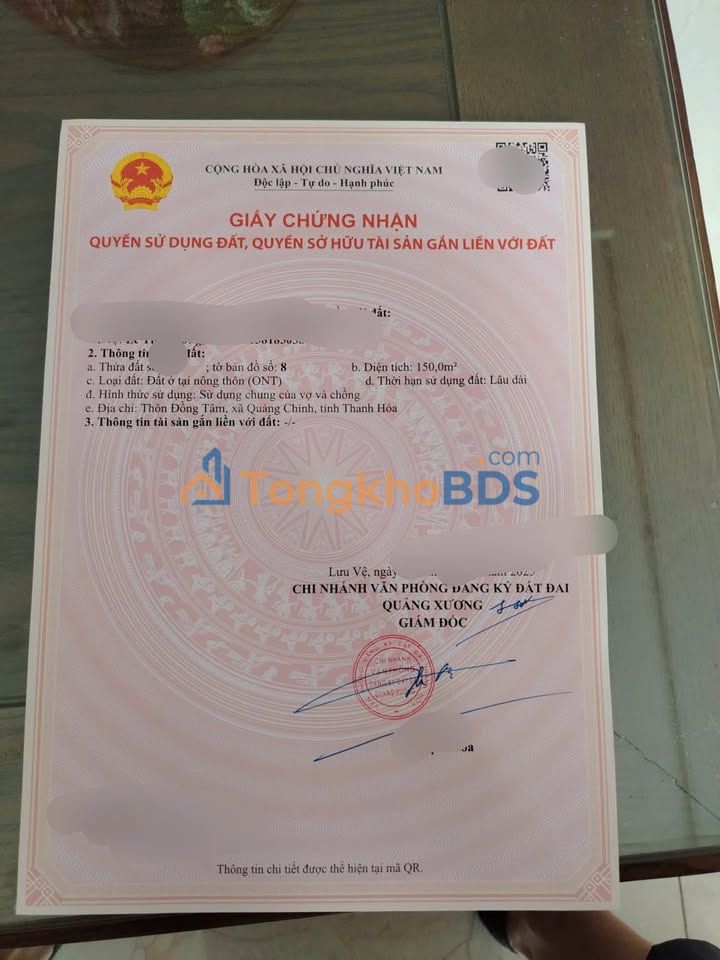 Đất Đồng Tâm Quảng Xương 150m² - Kinh doanh tốt, ô tô tránh