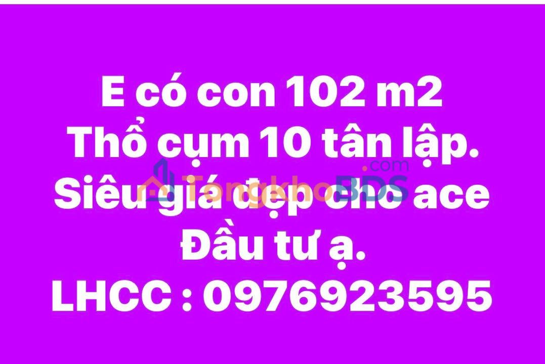 Đất Thổ Cư 102m² Đan Phượng - Giá Đầu Tư Hời