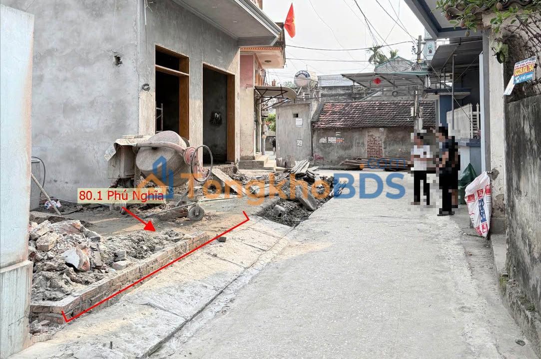 Bán Đất Phú Nghĩa 80.1m² - Sổ Đỏ Full Thổ Cư, Ô Tô Tận Nơi