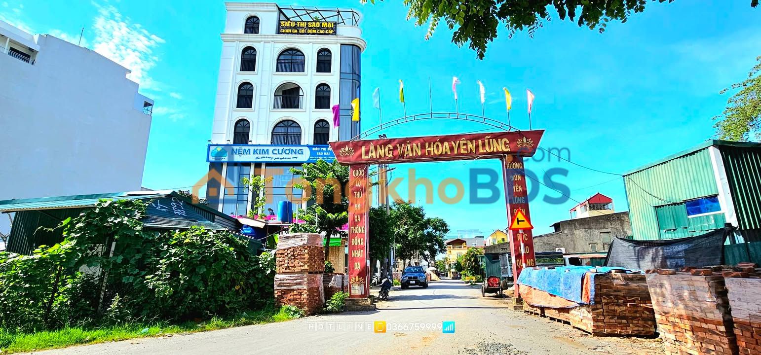 Bán đất mặt tiền 43m² Yên Lũng, Hoài Đức - Kinh doanh đắc lợi