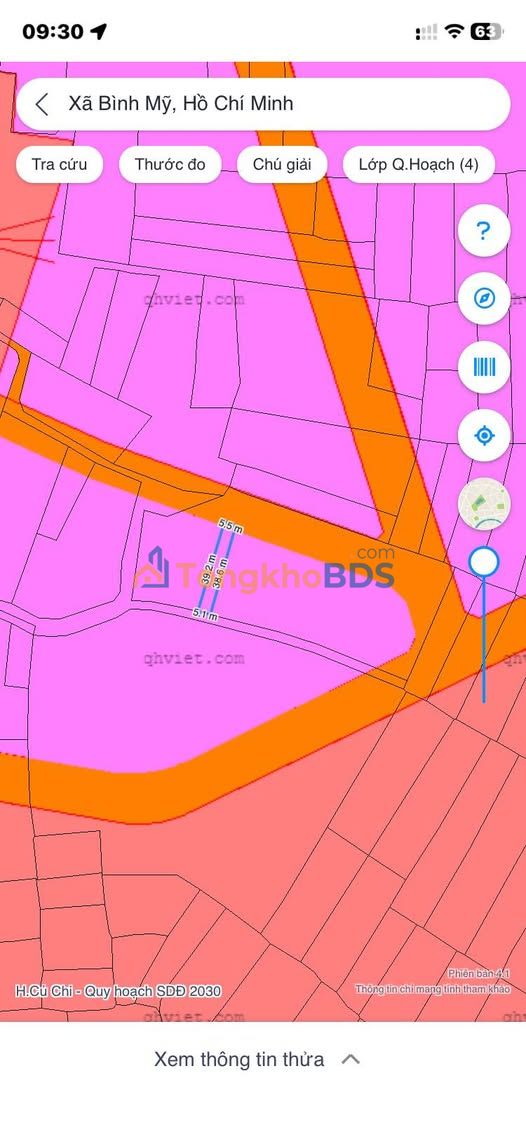 Đất Nền Bình Mỹ Củ Chi 200m² (171m² Thổ Cư) - Giá Ngộp