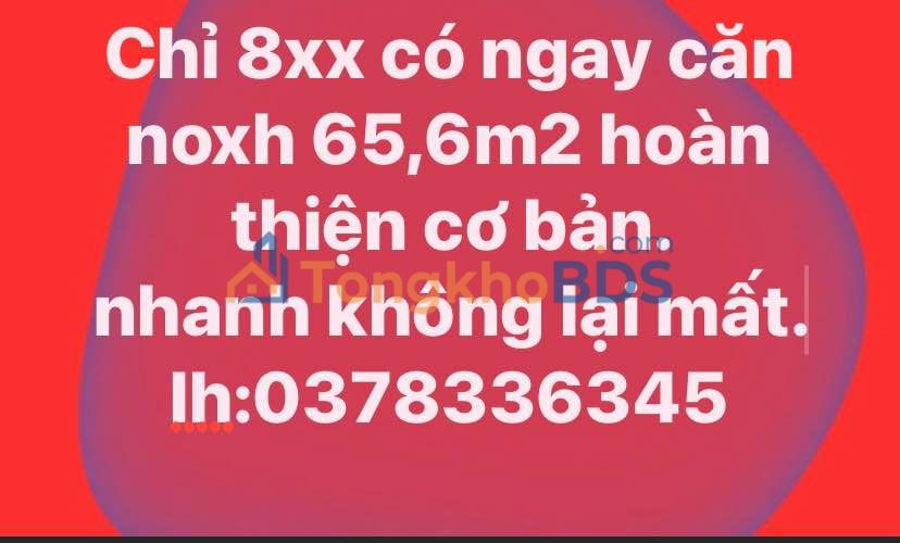Nhà ở xã hội Yên Bái 65.6m² - Giá 800 triệu - Sẵn sàng vào ở!