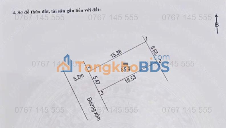 Đất Thổ Cư Chương Mỹ 85.9m² - Giá Tốt Đầu Tư