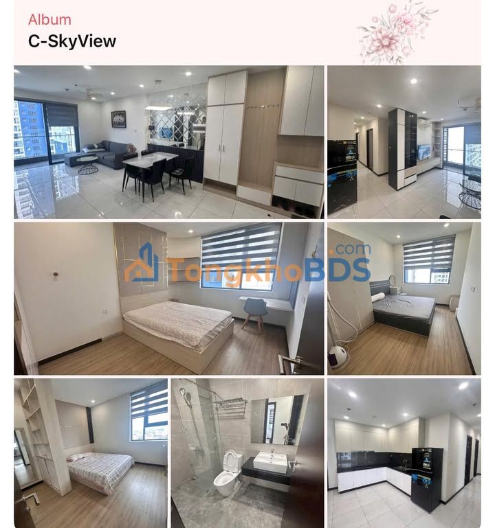 Căn hộ C-Sky View Chánh Nghĩa 105m² 17 triệu/tháng - Bàn giao ngay