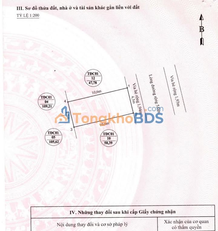 Đất Nền Phân Lô 48m² Thế Lữ - Hồng Bàng - Giá 7.05 Tỷ