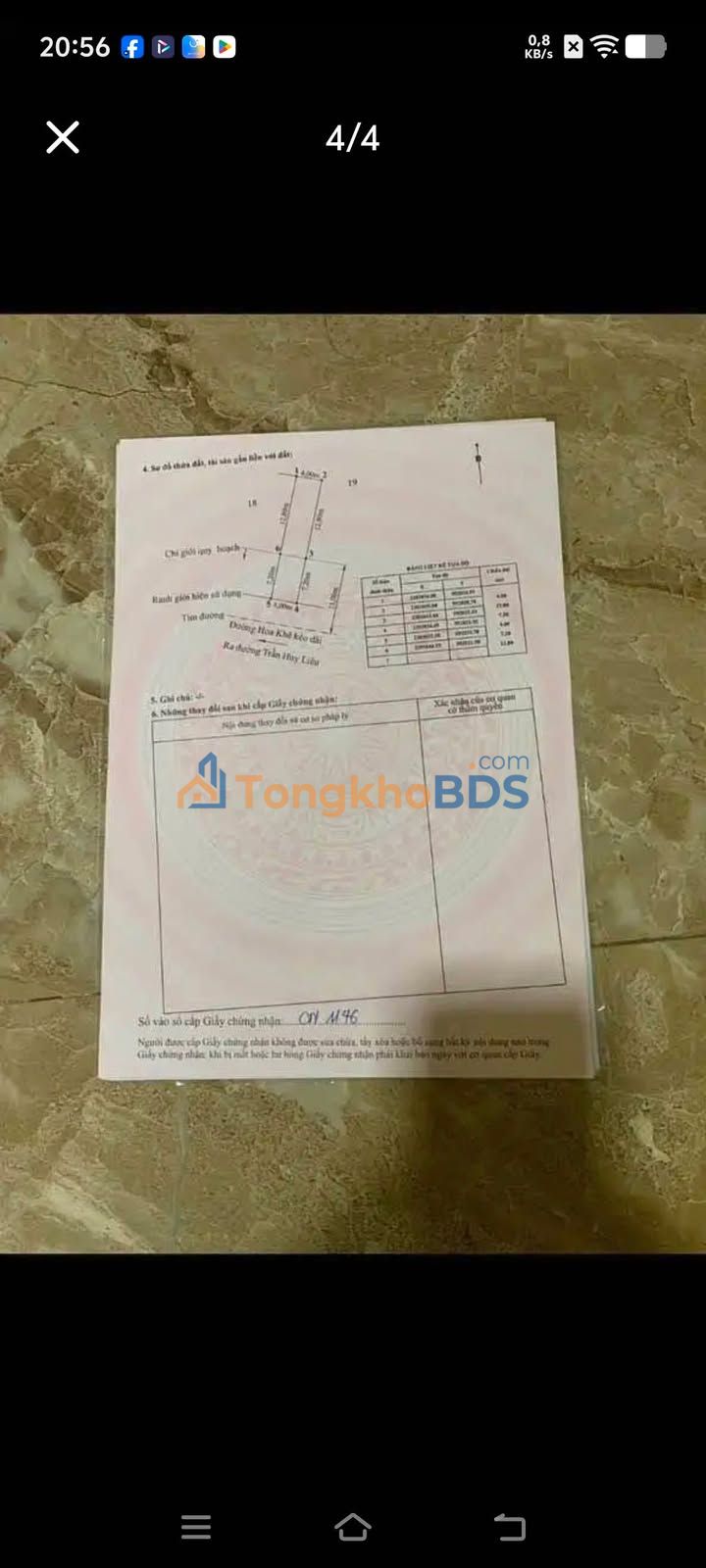 Bán Đất Mặt Đường Hoa Khê, Kiến An, Hải Phòng – 80m² Sổ Đỏ Chính Chủ