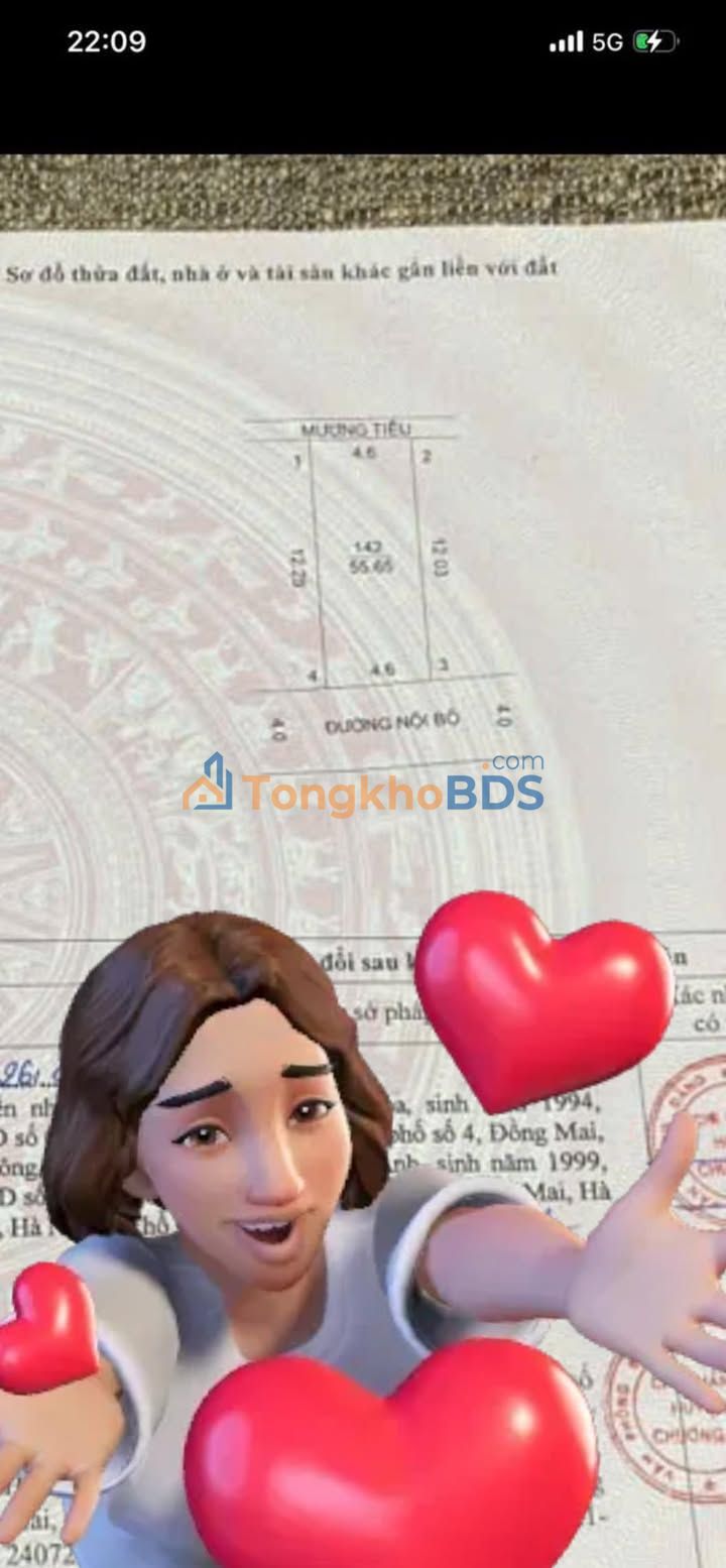 Đất đấu giá 55.65m² Chương Mỹ - Sổ đỏ sẵn sàng, giá F0 3.99 tỷ