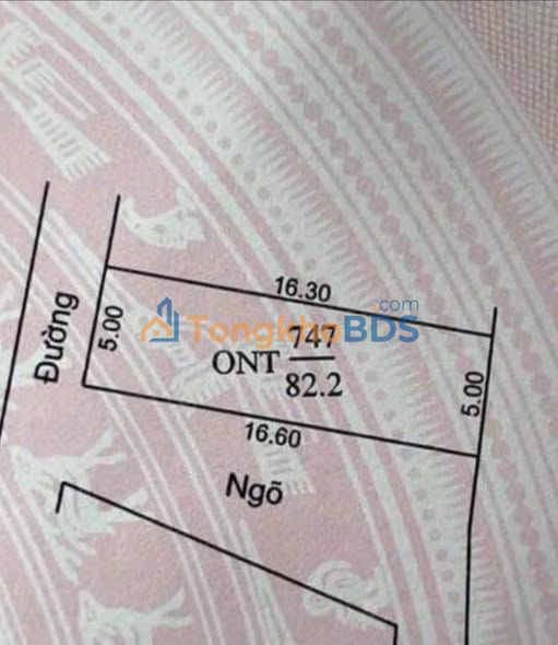 Đất Lô Góc 82.2m² Nam Sách, Hải Dương - Giá 1.1 Tỷ