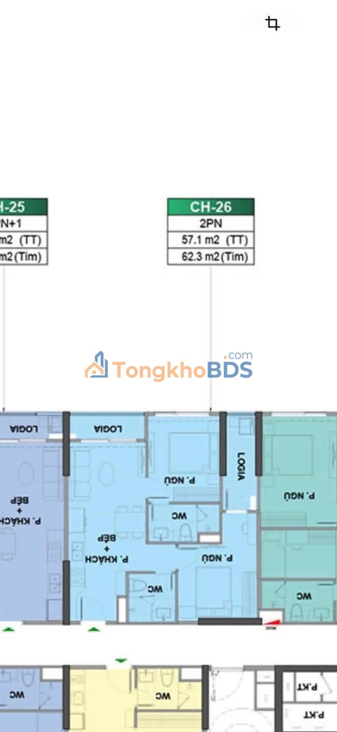 Chung cư Vinhomes Ocean Park 57m² 2PN - View Metro 4 Tỷ