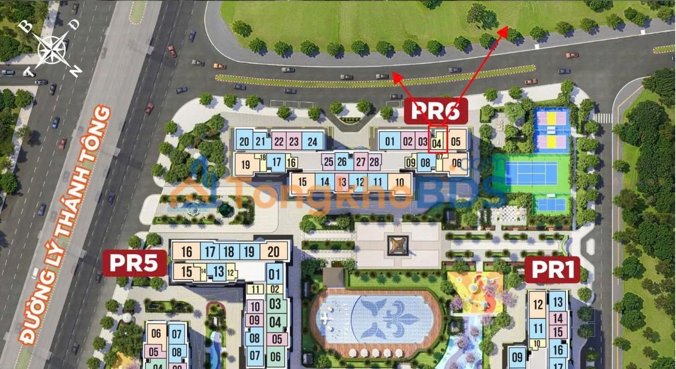 Bán gấp căn hộ 1PN 38m² Paris Ocean Park, view công viên