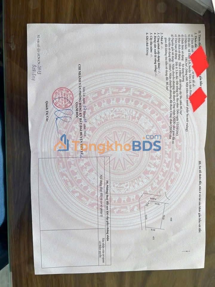 Bán Biệt thự 180m² Thụy Lôi, Hưng Yên - Chỉ 1.6 Tỷ, Giá Hời!