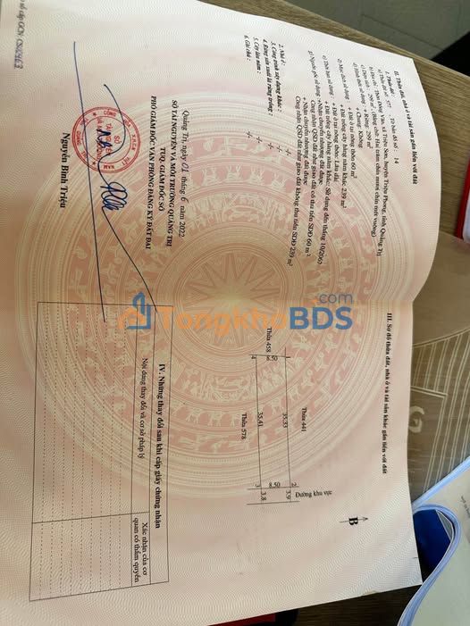 Đất Triệu Phong, Quảng Trị - 299m² - Sổ Đỏ Sẵn Sàng - Tiềm năng KCN