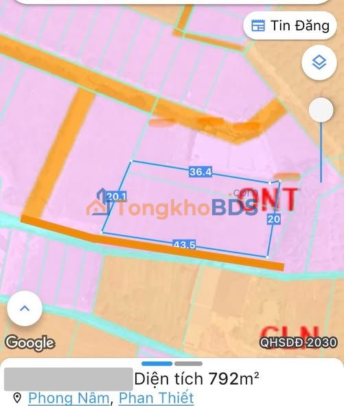 Đất Vườn 792m² Full Thổ Cư Phong Nẫm - Cách Trung Tâm 2km