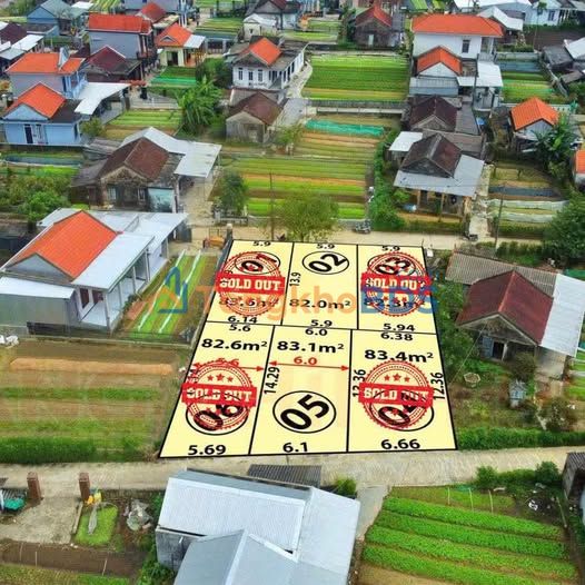 Bán Đất 83m² Phường Hoá Châu, Huế - Sổ Hồng Riêng, Giá 520 Triệu