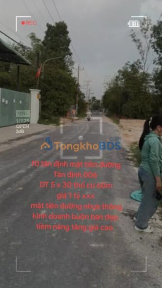 Nhà Mặt Tiền Tân Định, Bến Cát - 150m² Thổ Cư, Hướng Bắc, Giá Đầu Tư 1.5 Tỷ