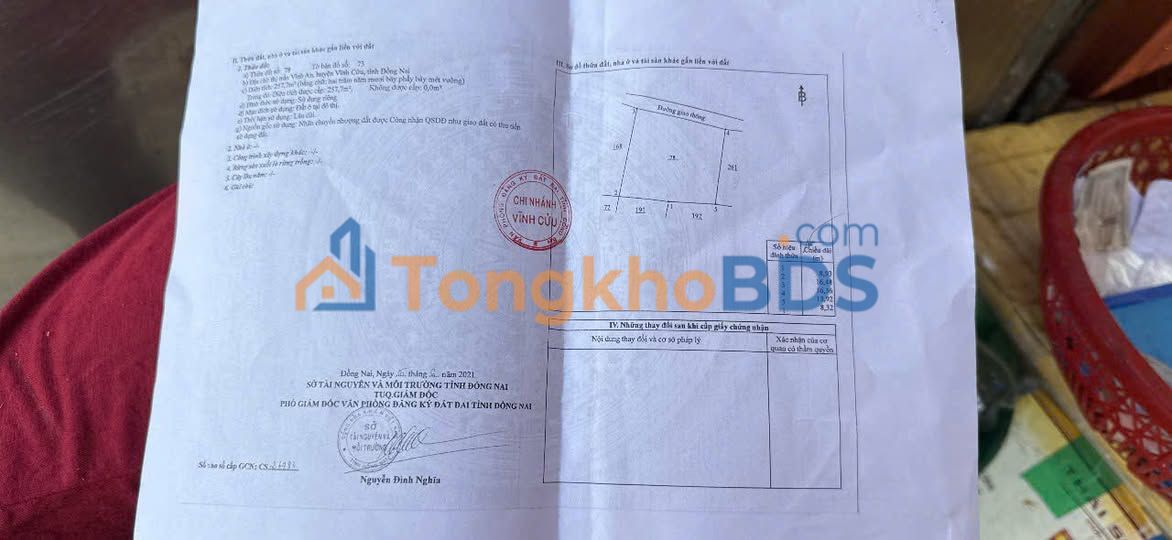 Bán Đất Tặng Nhà 140m² Thổ Cư 100% Thị Trấn Vĩnh An - Giá Tốt 1.8 Tỷ