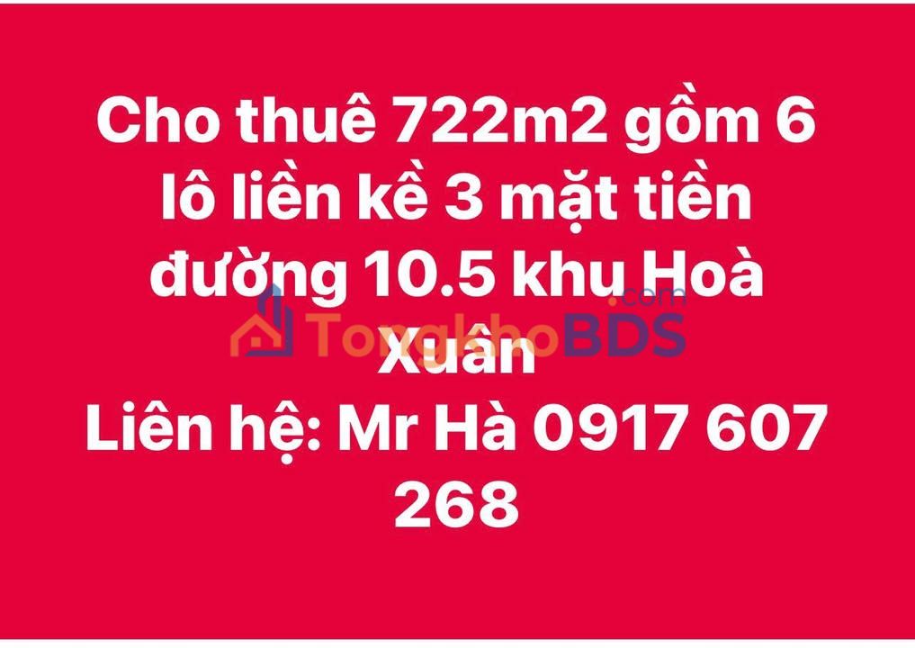 Đất Cẩm Lệ 722m² 3 Mặt Tiền - Vị Trí Vàng Đà Nẵng