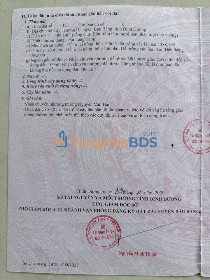 Bán Đất Củ Chi 520m² Đường Nhựa Sẵn Sổ - Cơ Hội Đầu Tư Vàng