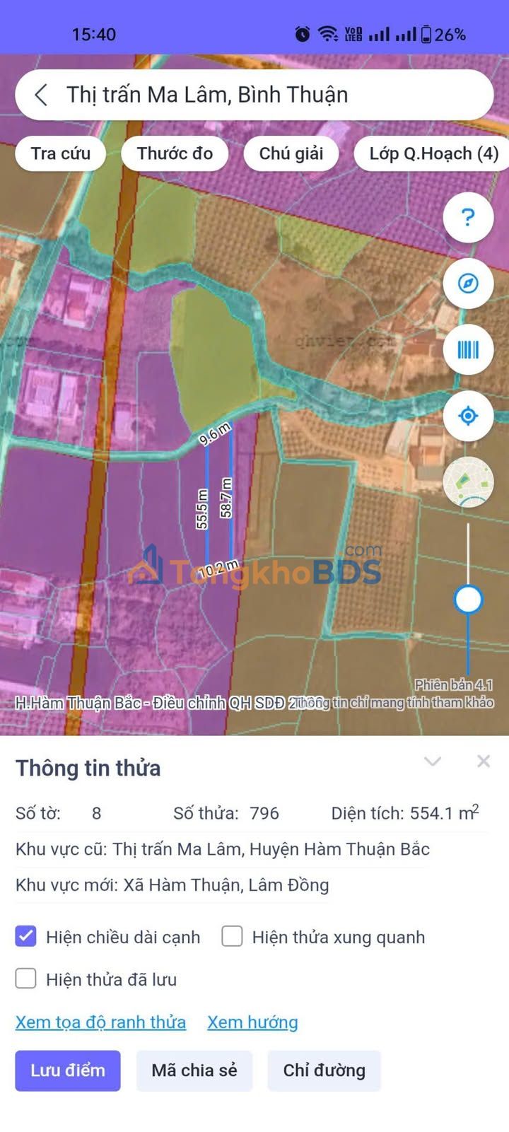 Đất Nền Thị Trấn Ma Lâm 1080m² - 2 Sổ Riêng, Đường Oto Giá 690 Triệu