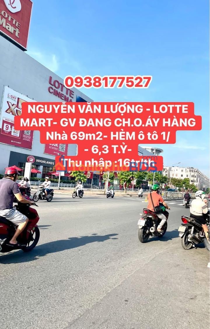 Nhà Lô Góc Nguyễn Văn Lượng, Gò Vấp - 69m² Giá 6.3 Tỷ, Dòng Tiền 16tr/th