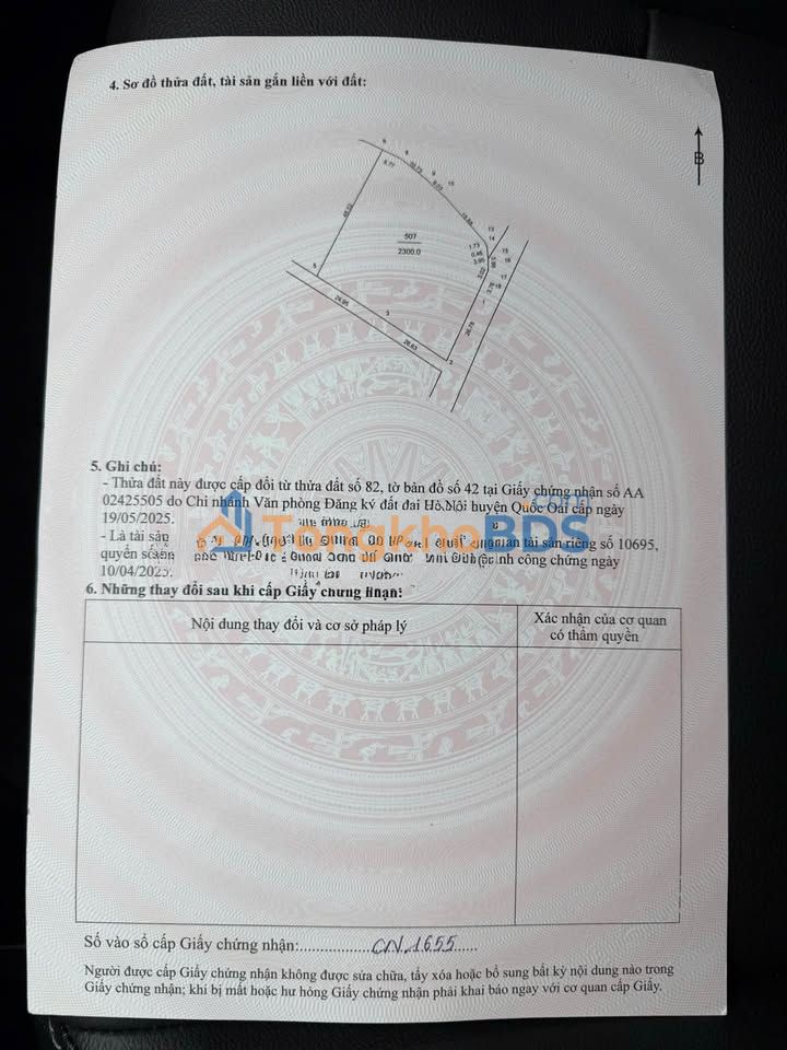 Đất nền Quốc Oai 2300m² - Lô góc 2 mặt đường, sổ hồng sẵn sàng