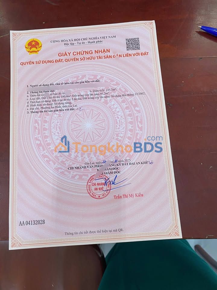 Đất Nền MT Phan Đình Giót An Khê 145m² - Sổ Đỏ TC - Giá Tốt