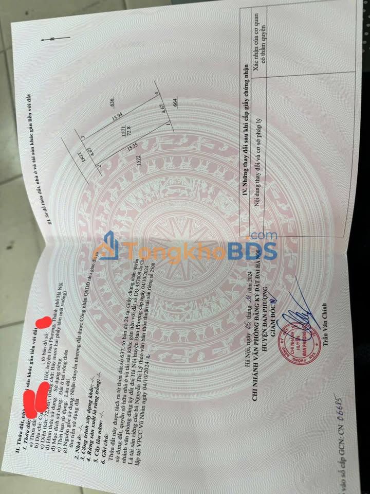 Nhà 3 Tầng Kiên Cố 72m² Tân Hội, Đan Phượng - Ô Tô Vào Tận Cửa, 8 Tỷ