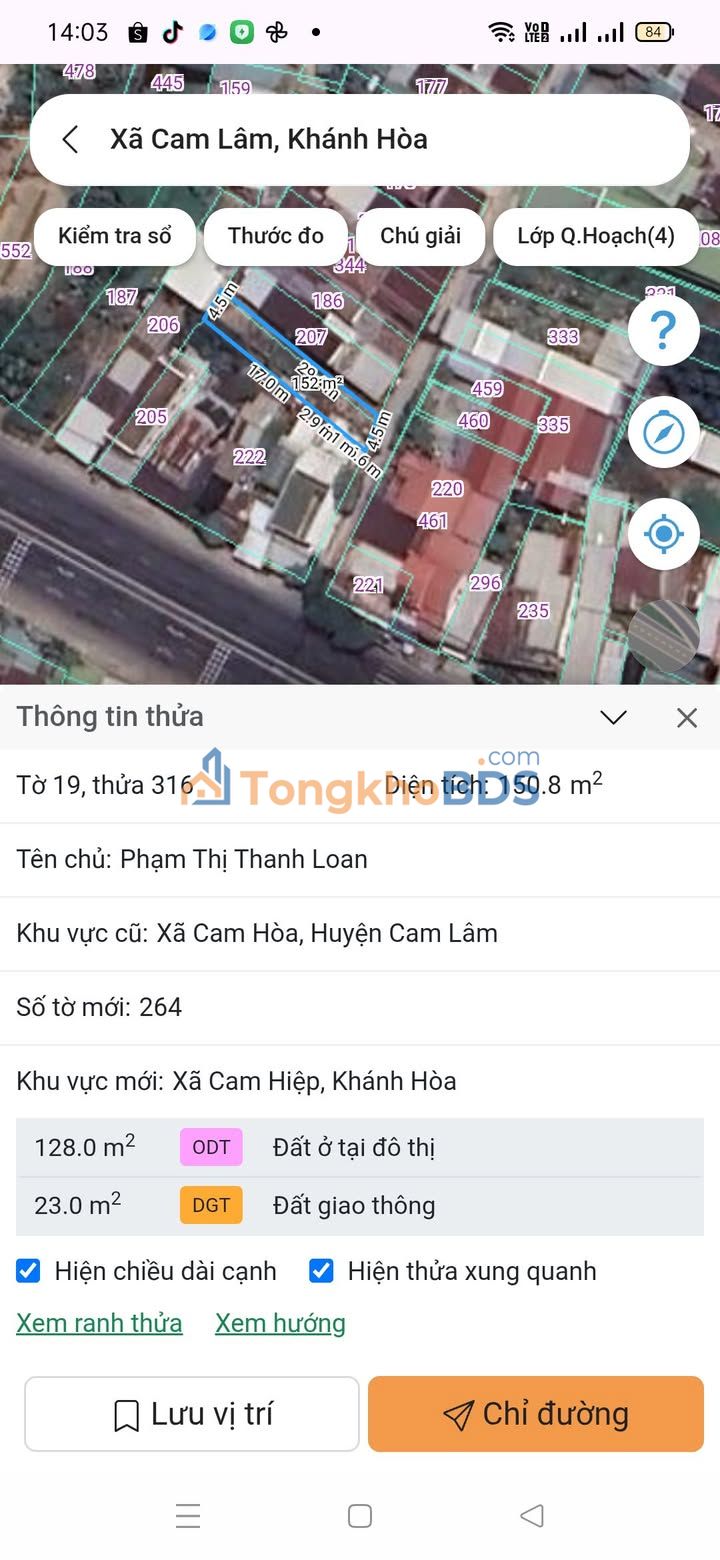 Bán Đất Cam Hòa Cam Lâm 150m² - Gần Quốc Lộ 1A, Sổ Hồng Thổ Cư