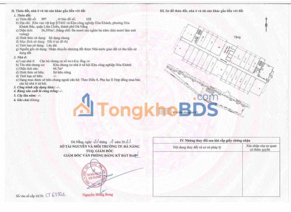 Bán Gấp Căn Góc Chung Cư Hòa Khánh 67m² - 1.79 Tỷ, Sổ Hồng Riêng