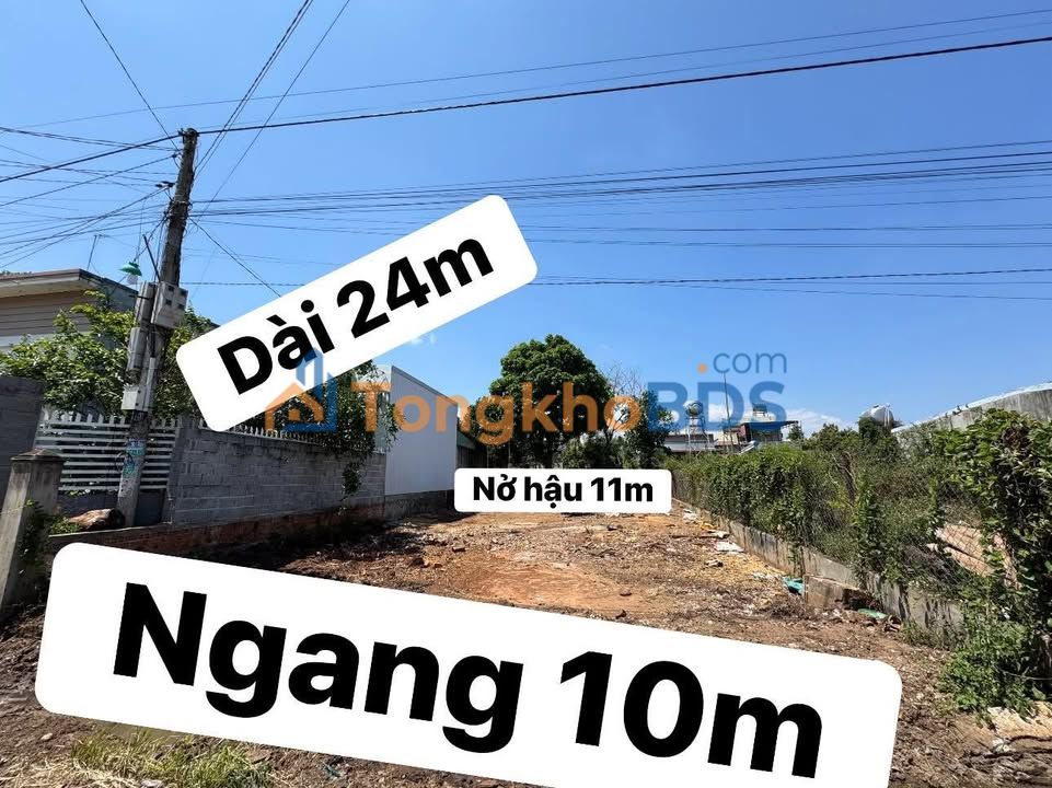 Đất thổ cư 240m² trung tâm TT Quảng Phú, Đắk Lắk - Chỉ 1.85 tỷ