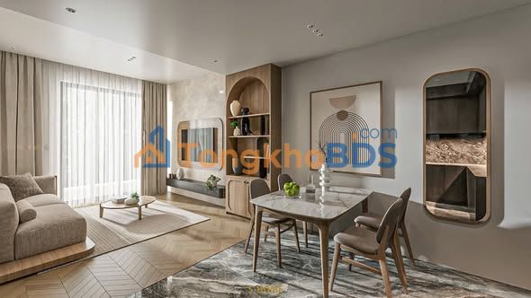 Cho thuê căn hộ Lumiere Riverside Thảo Điền 95m² full nội thất - View tàu điện chill