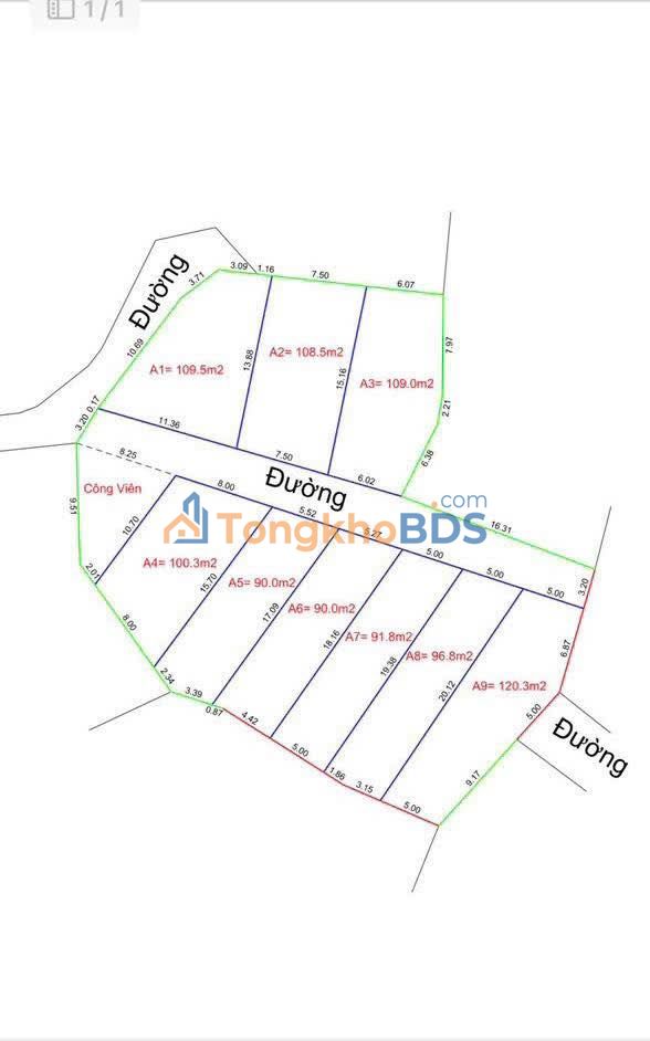 Đất Nền Góc Đẹp Xã Văn Tiến, Yên Lạc - Sổ Đỏ Full Thổ Cư, Hơn 1 Tỷ